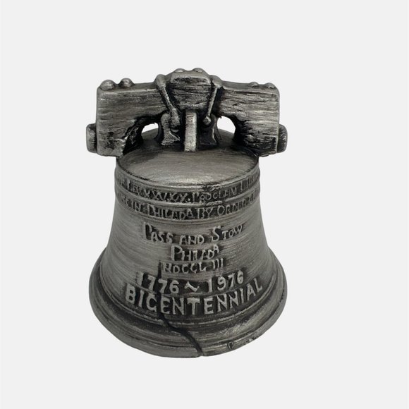 Vintage 1976 Napcoware Liberty Bell Ceramic Collectible Bell Japan 3.5" - Picture 1 of 6